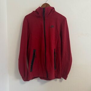 Red Nike Tech Fleece Size Small